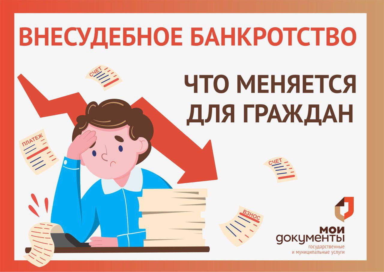 Внесудебное банкротство через МФЦ: что меняется для граждан с 3 ноября.