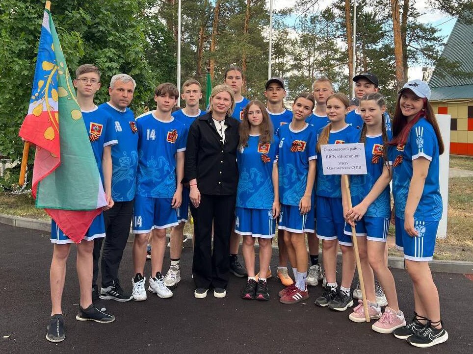 Ольховатские спортсмены победили в Президентских спортивных играх.