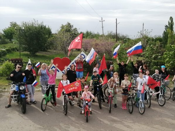 В Степнянском поселении прошел велопробег.